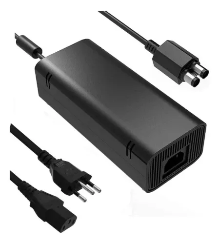 Fonte Energia Compatível Com Xbox 360 Slim 2 Pinos Bivolt