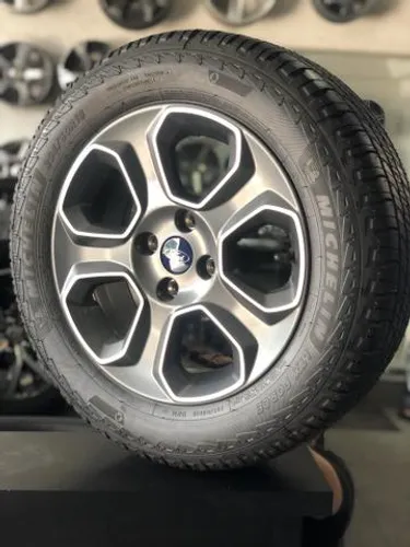 Roda EcoSport Freestyle 2019/2020 aro 16 original + Pneu Michelin LTX Force 205/60/16 novo