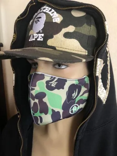 Máscara Bape Abathing Camo Modelo Novo