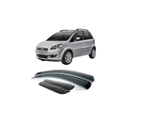 Calha Defletor De Chuva Acrílica Fiat Idea Todas 2005 /2015 Fumê 4 Portas