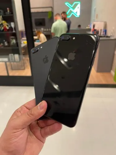 iPhone 7 Plus black / bateria 100% / aceito troca 