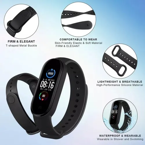 Pulseira mi Band  6 5 original novo  black