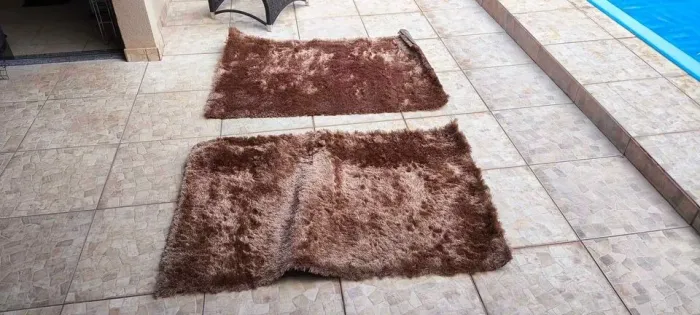 Dois Tapetes 1,00 x 1.50 felpudos