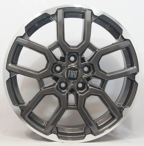Roda aro 20 Fiat Toro Ultra 2025 grafite com diamantado 5x110 jogo