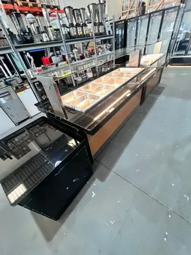 Buffet completo gelopar  175cm frio 200cm quente  pronta entrega 