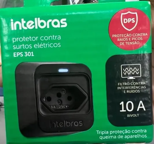 Dispostivo De Protecao Eletrica Eps 301 Preto Intelbras