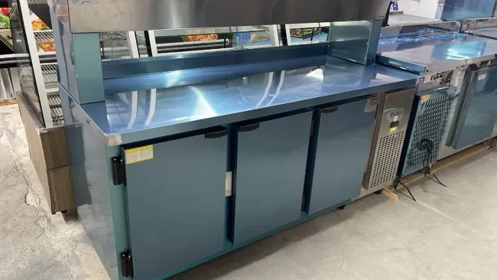 Condimentadora inox refrigerada 1,85 m pista simples - Kofisa