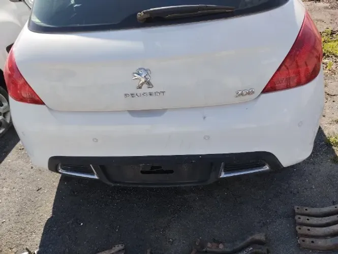 Parachoque Traseiro Completo Peugeot 308 2012 a 2015