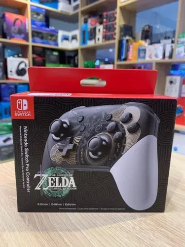 Controle Pro Nintendo Switch The Legend of Zelda - Loja Fisica-| Ate 12x Sem Juros