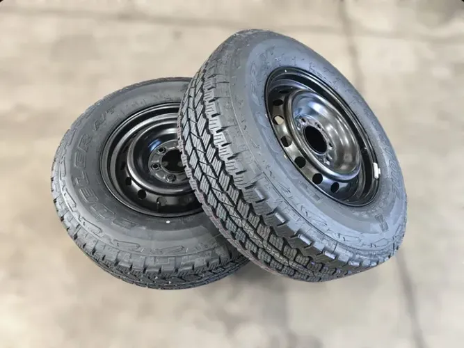 RODA FERRO AVULSO ARO 17 FORD RANGER 2025 C/ PNEU ZERO BRIDGESTONE AT 255/70R17
