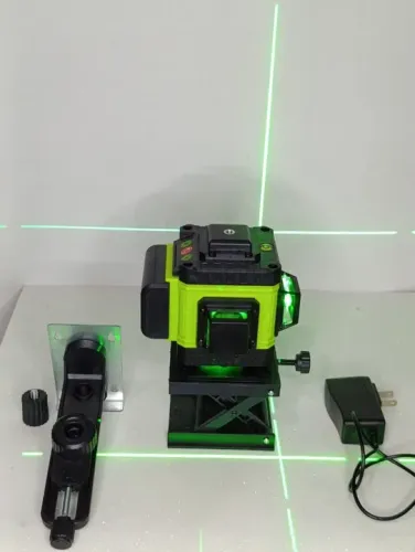 Nivel a laser 16 linhas a bateria e controle remoto 
