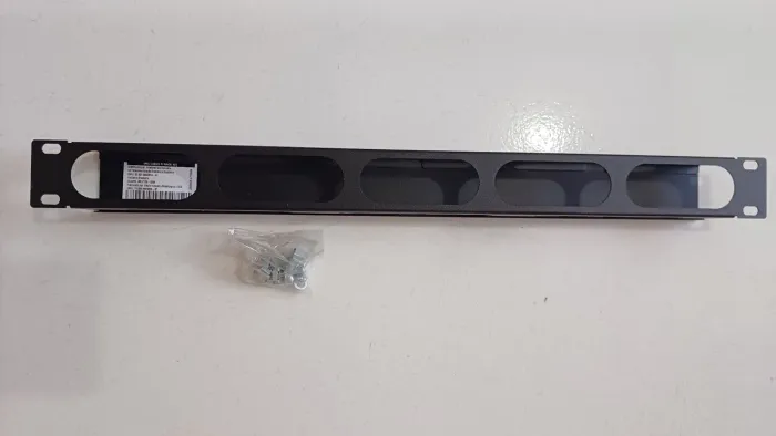 Organizador cabos p/ rack 40 cm