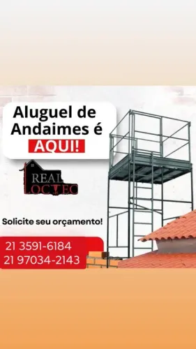 Equipamentos para construção civil. Andaime tubular 