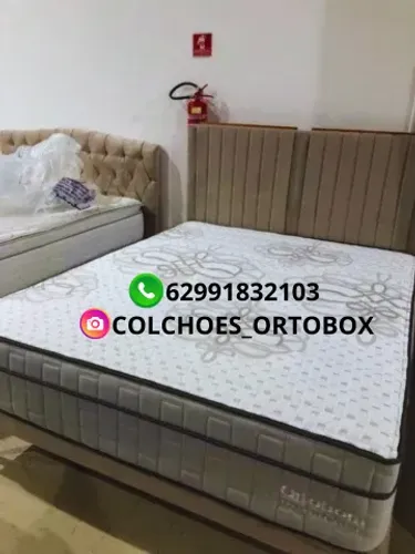 Colchão Super king da Ortobom com 5 anos de garantia