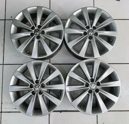 Jg roda Vw Fox Aro 17 5x100 semi novo, Space, Polo, Virtus 