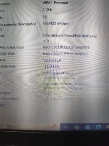 Laptop SSD 256 memória 16 placa vídeo 4gb