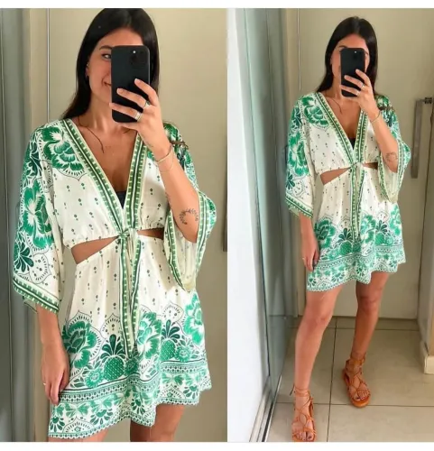 Vestido curto Farm P