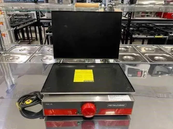 Premium sanduicheira elétrica 45Cm Metalcubas pronta entrega - Marcos