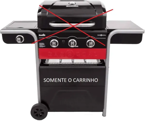 Carrinho Suporte para churrasqueira Gas2Coal Char-Broil