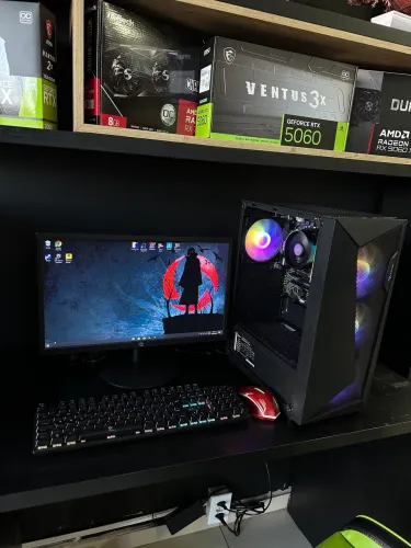PC Gamer Ryzen 3 Vega 8 SSD 256GB 8GB RAM Fonte 500W Monitor 20