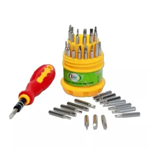 Kit Jogo de Ferramentas de Precisão Mini Chaves 31 Peças Multifuncional Reparos Eletrônico