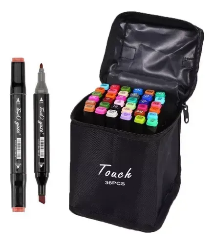 Bolsa Com 36 Canetinhas Touch