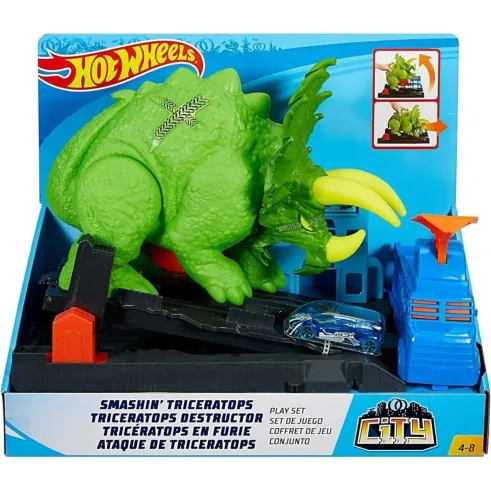 Hot Wheels City - Ataque ao Triceratops novíssimo