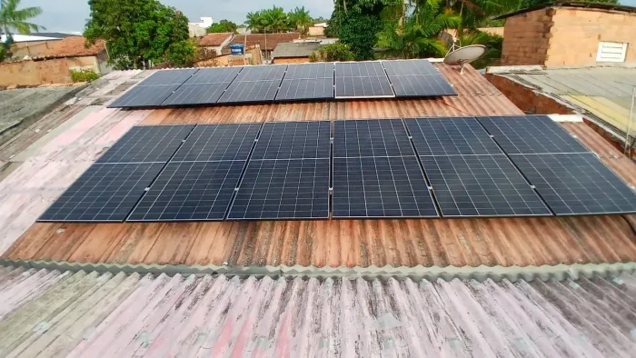 Instalação e manutenção de sistema solar