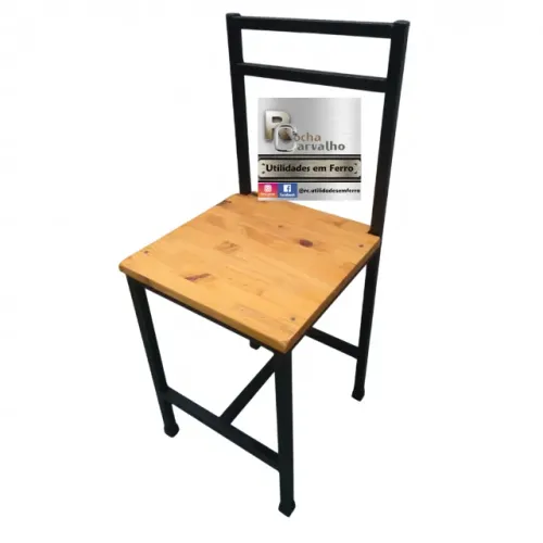 Cadeira Estilo Industrial (Unidade). Sob Encomenda. Orçamos sob medida.