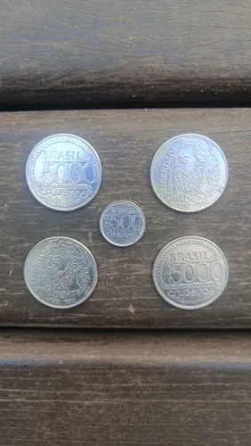 Moedas cruzeiros 1992