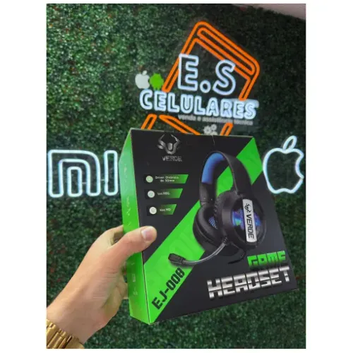FONE DE OUVIDO HEADSET GAMER RGB