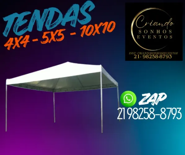 Locação de tendas