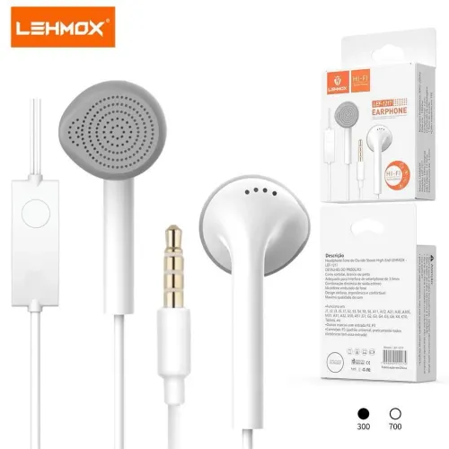 Fone de Ouvido Stereo LEHMOX LEF-1217 - Alta Qualidade