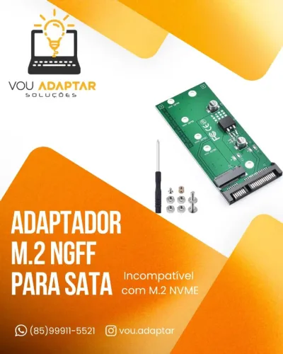 Adaptador Ssd M.2 Ngff/sata Para Sata 3.0 6gbps
