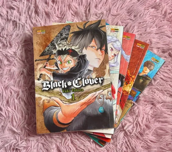 Mangá Black Clover 1 ao 5 