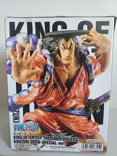 Figura de ação KOZUKI ODEN ONE PIECE KING OF ARTIST BANPRESTO