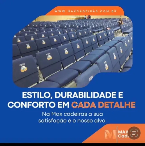 Cadeira para igrejas / Auditório / Sala comercial - Conforto e qualidade