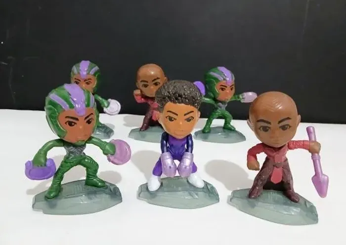 Coleção Miniaturas Colecionáveis Pantera Negra - Mc´Donalds - Conservadas