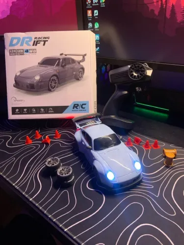 Porsche RC 1/24 tração 4x4