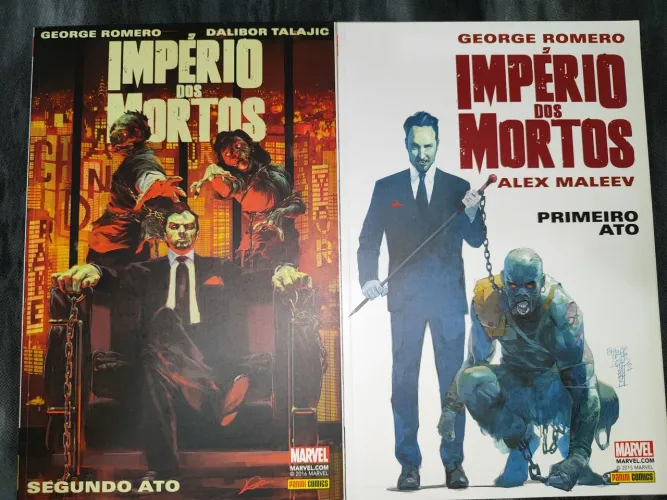 Império dos mortos primeiro e segundo ato - George Romero e Alex Maleev - Panini