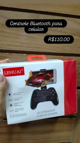 Controle Bluetooth para celular