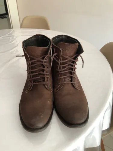 Botas de couro marrom JOHN
