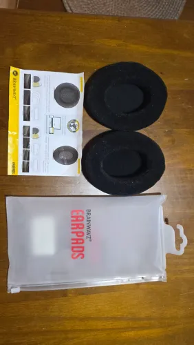 Ear pads Brainwavz velour black.