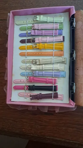 Kit de pulseiras para relógio coloridas