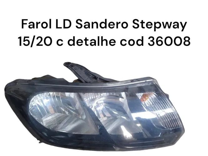 Farol LD Sandero Stepway 15/20 c detalhe cod 36008