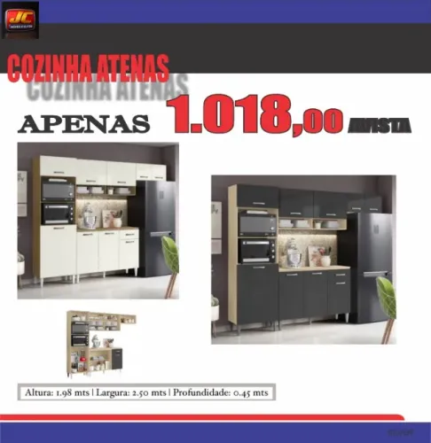 COZINHA ATENAS COMPLETA NA BLACK FRIDAY