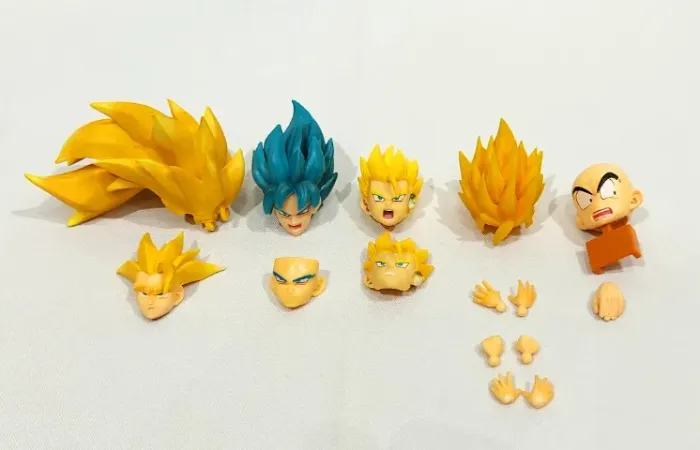 Kit Heads Faces Sh Figuarts Dragon Ball Z Goku Ssj3 Kuririn