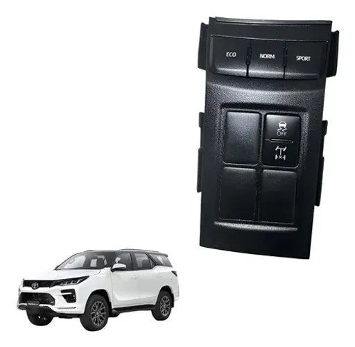 Moldura Botao Controle Tracao Toyota Sw4 2.8 2021 2024