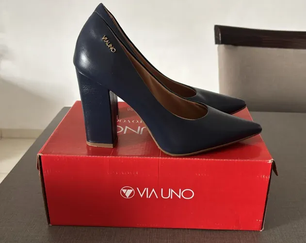 Scarpin couro Legítimo