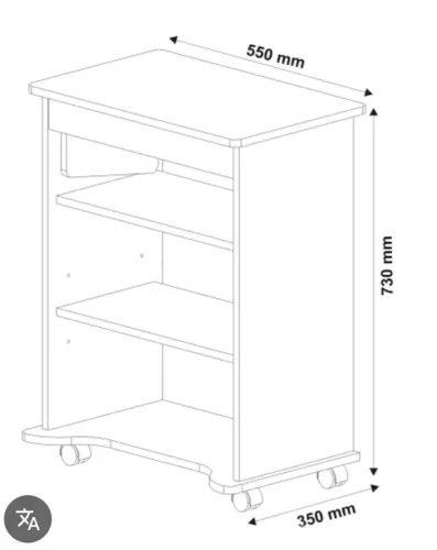 Mesa para notebook portátil nova 